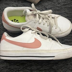 Nike Court Legacy white rose whisper size 7.5 worn